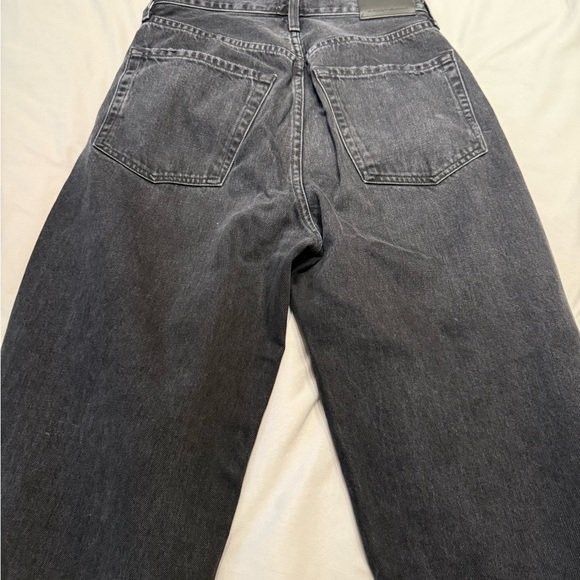 Citizens Of Humanity AYLA SIZE 25 Black Wide-Leg High-Rise Jeans - Picture 5 of 5